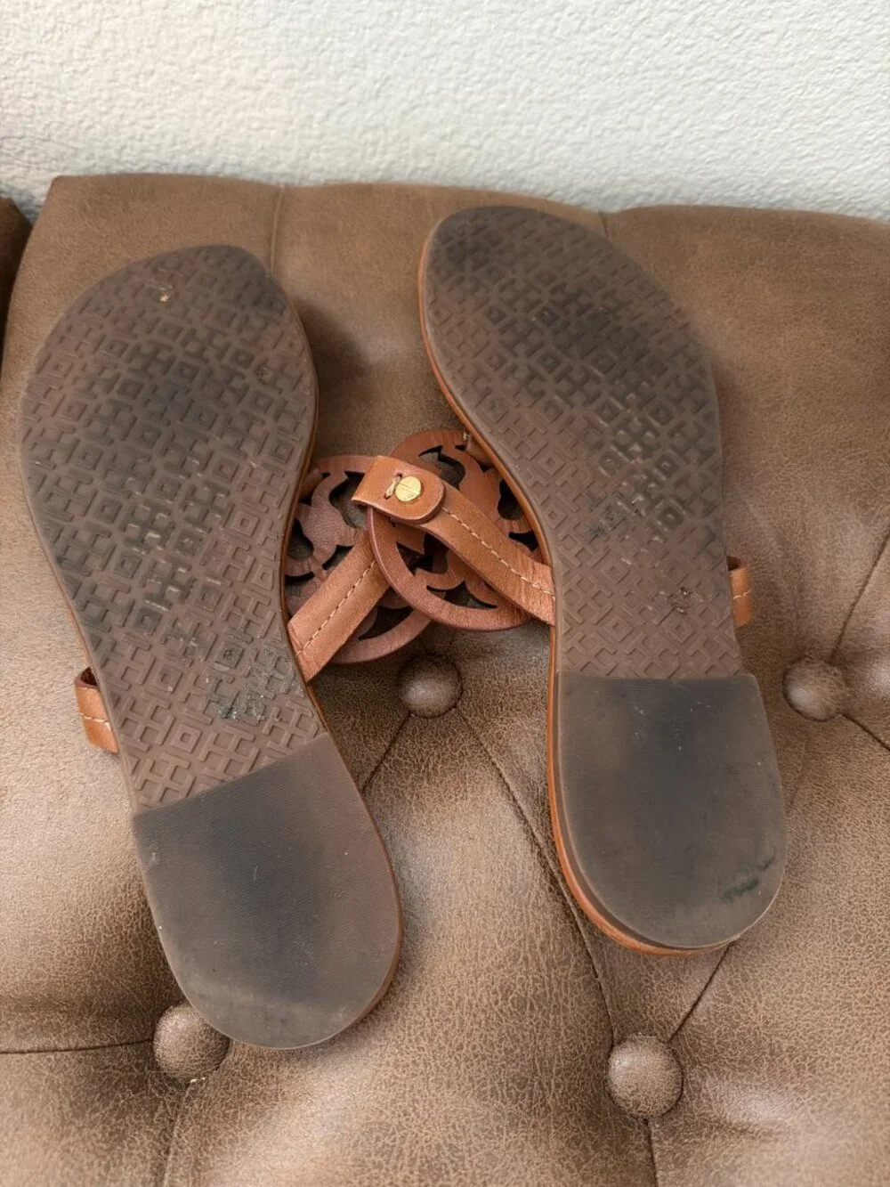 Tory Burch | Miller Sandal in Vintage Vachetta Leather